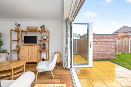 Doors onto garden