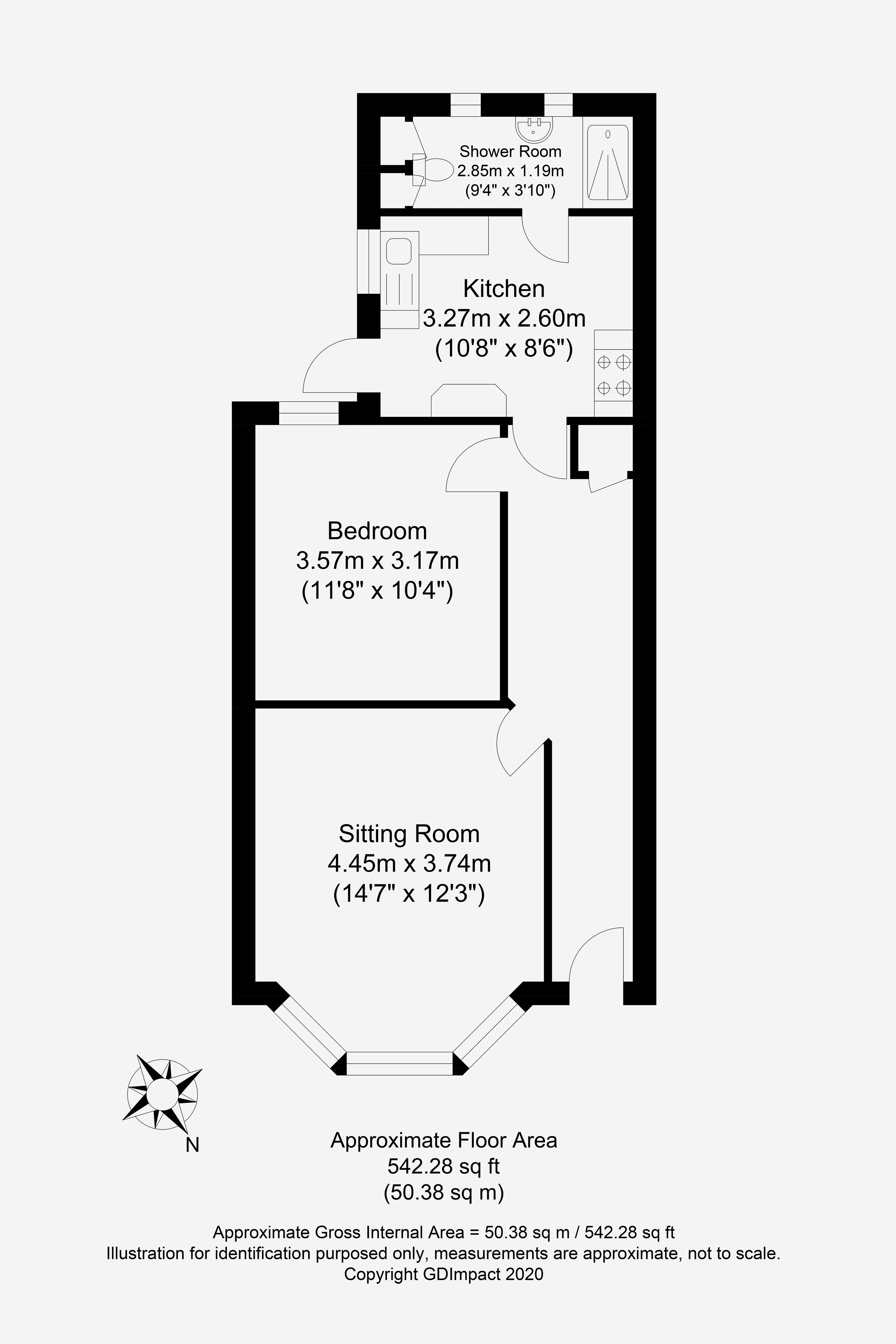 1 bedroom Flat for sale in Brighton