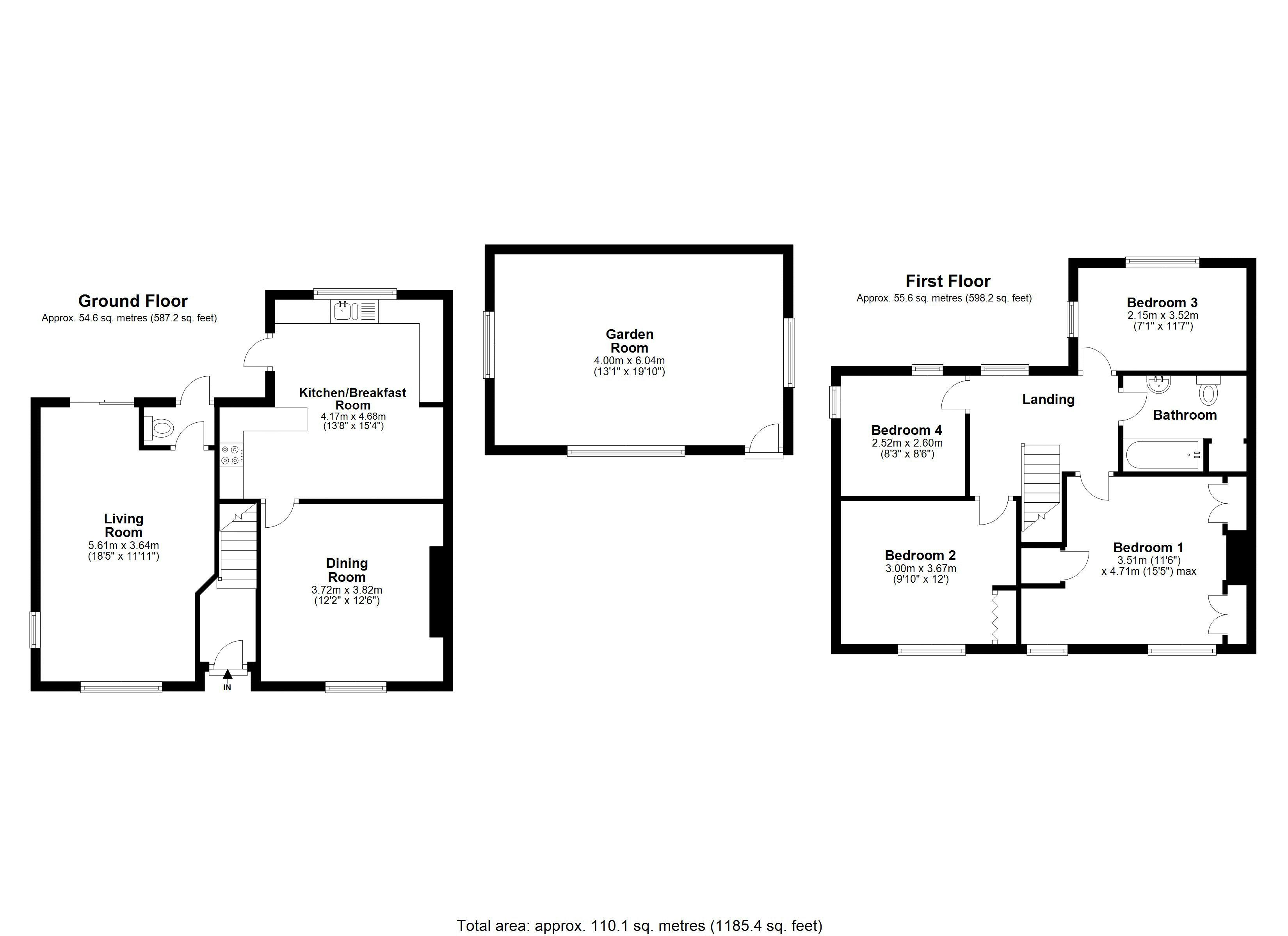 4 bedroom Semi-Detached House for sale in Crawley