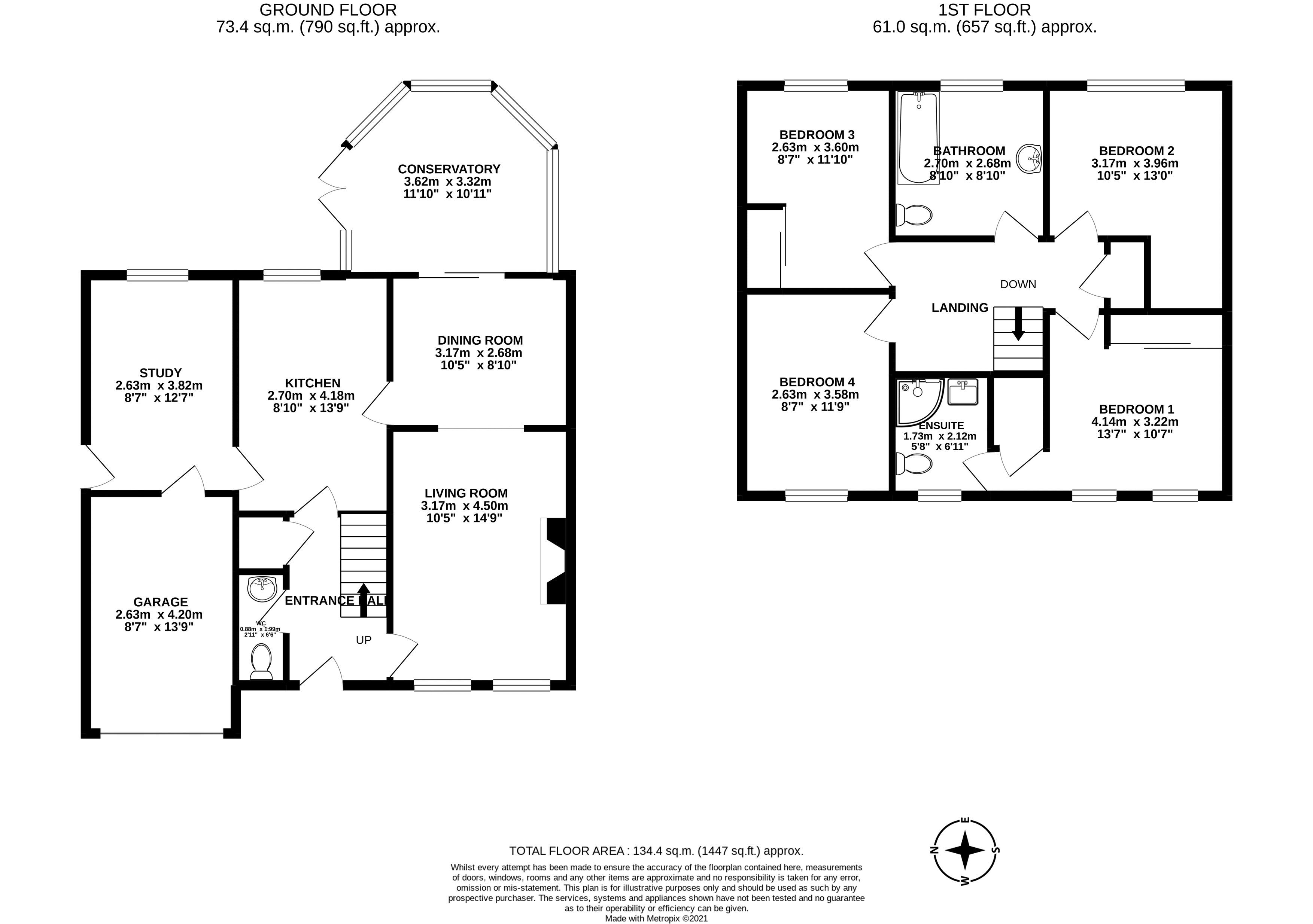 4 bedroom Detached House for sale in Crawley