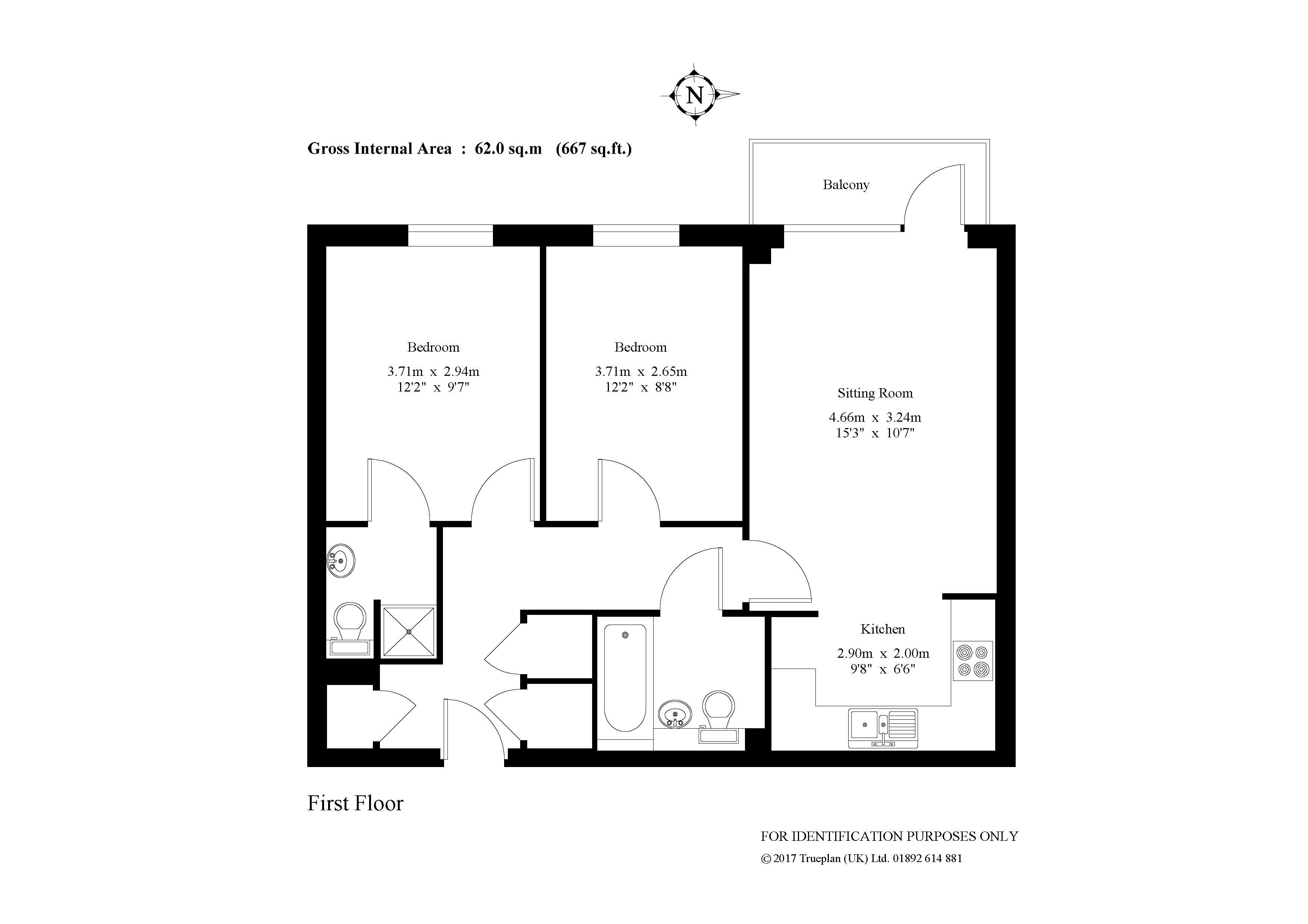 2 bedroom Flat for sale in Crawley
