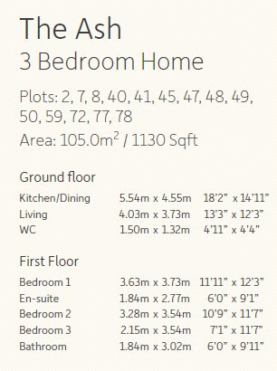 Room Dimensions