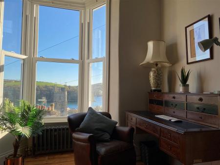 window view of church