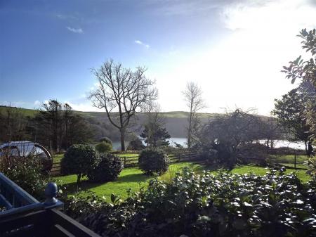 View from raised deck
