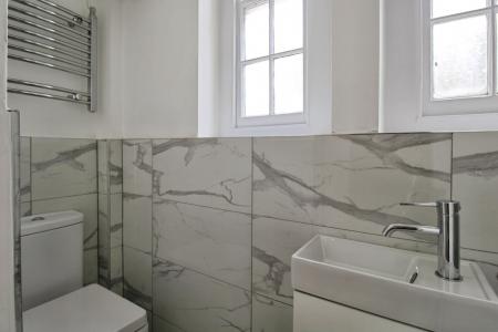 Tiled shower room