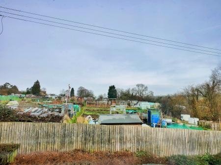 Allotment view to rear