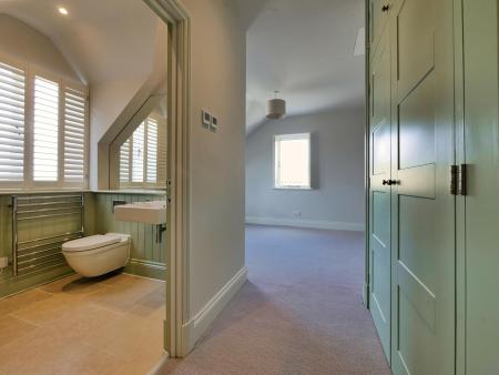 Master bedroom dressing area