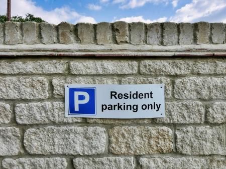 Residents sign