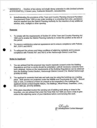 Planning Notice Page 2