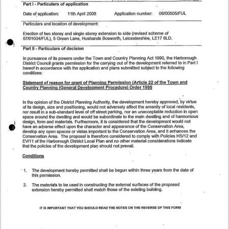 Planning Notice Page 1
