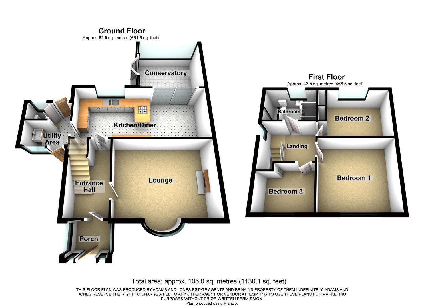 3 bedroom SemiDetached House for sale in Market Harborough