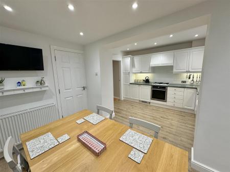 open plan kitchen diner