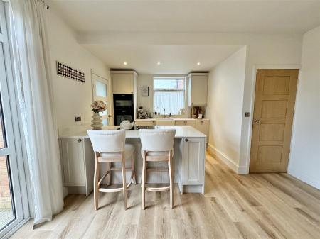 open plan kitchen diner