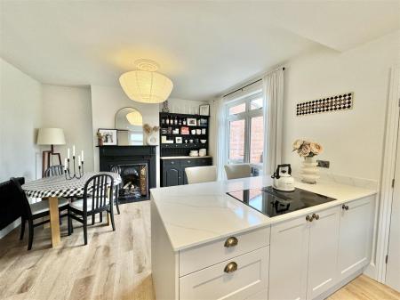 open plan kitchen diner