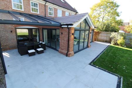 Outdoor dining area