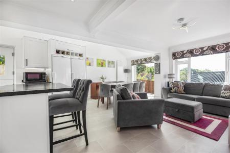 Kitchen dining living space