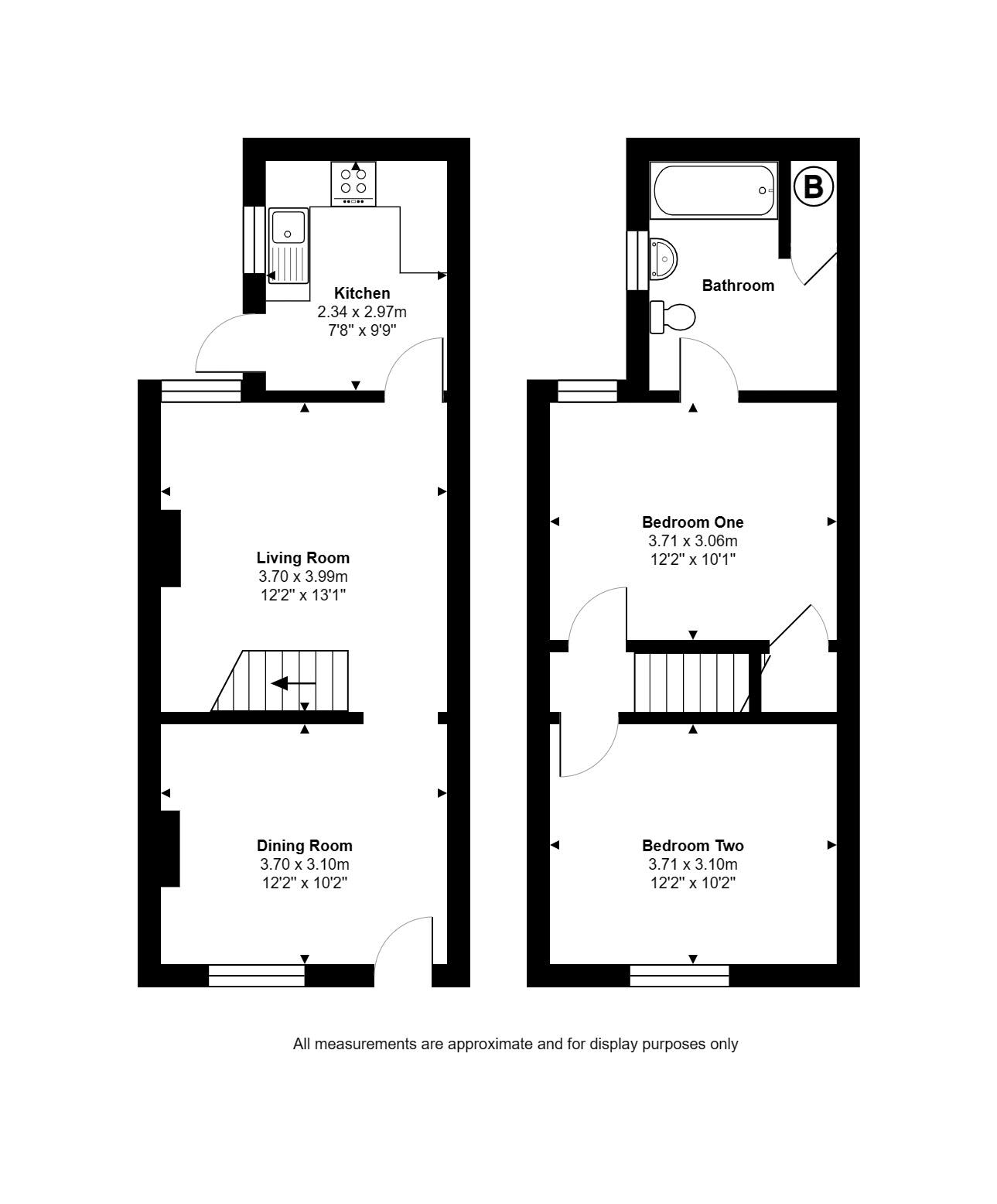 2 bedroom House for rent in Huntingdon