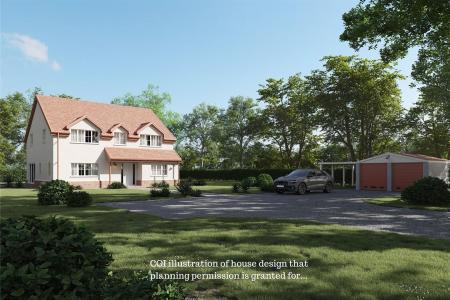 CGI illustration of house design that planning per