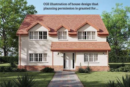 CGI illustration of house design that planning per