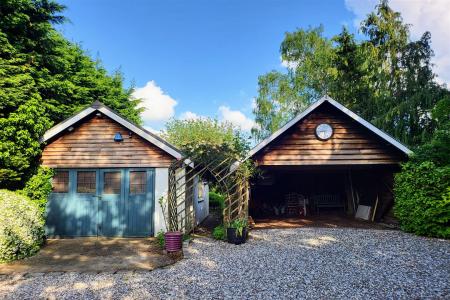 DETACHED CART LODGE & DETACHED DOUBLE GARAGE