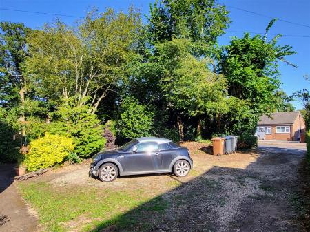 LARGE FRONT GARDEN & DRIVEWAY