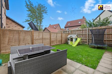 Southerly facing Rear Garden