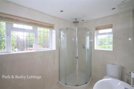 Main Bathroom with shower