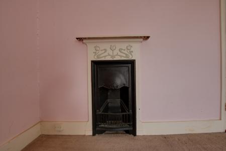 FIREPLACE IN BEDROOM ONE
