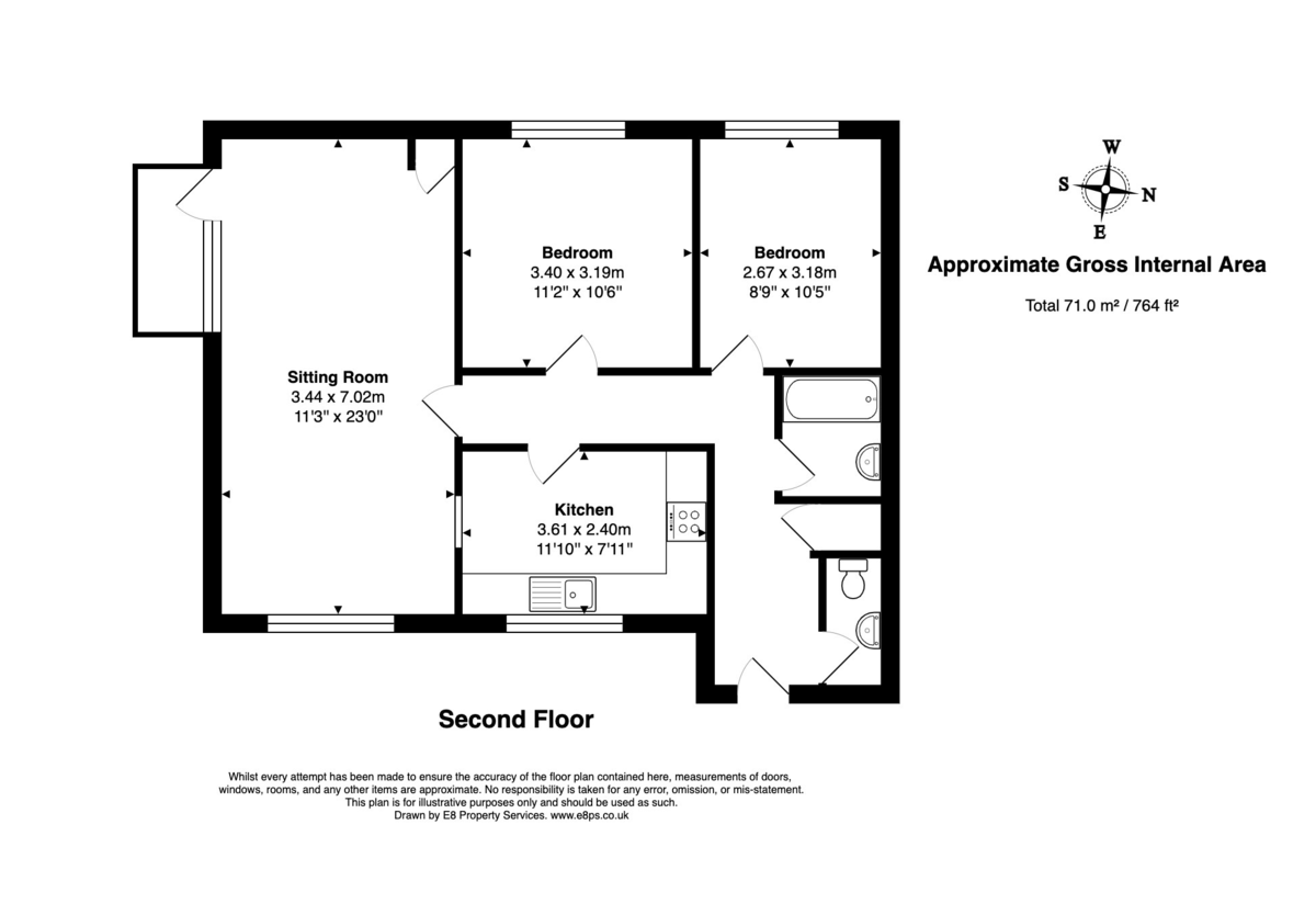 2 bedroom Apartment for rent in Oxford