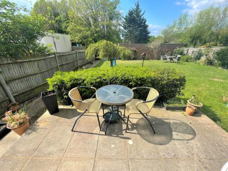 Patio area and communal area