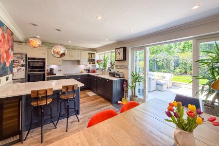 Open plan kitchen