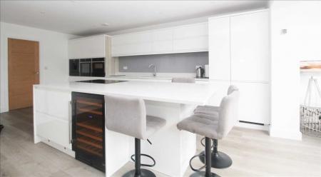 Open Plan Family Room Kitchen