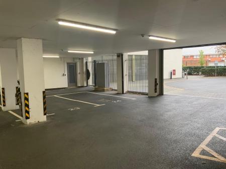 Gated access and parking space