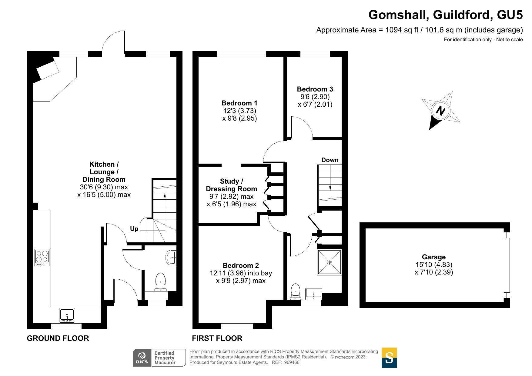 3 bedroom Terraced House for sale in Guildford