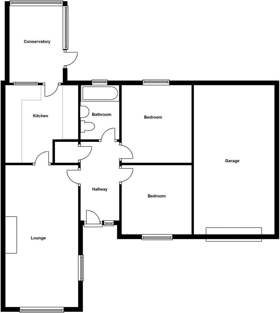 2 bedroom SemiDetached Bungalow for sale in Coleford