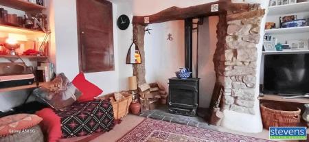 main room showing fireplace