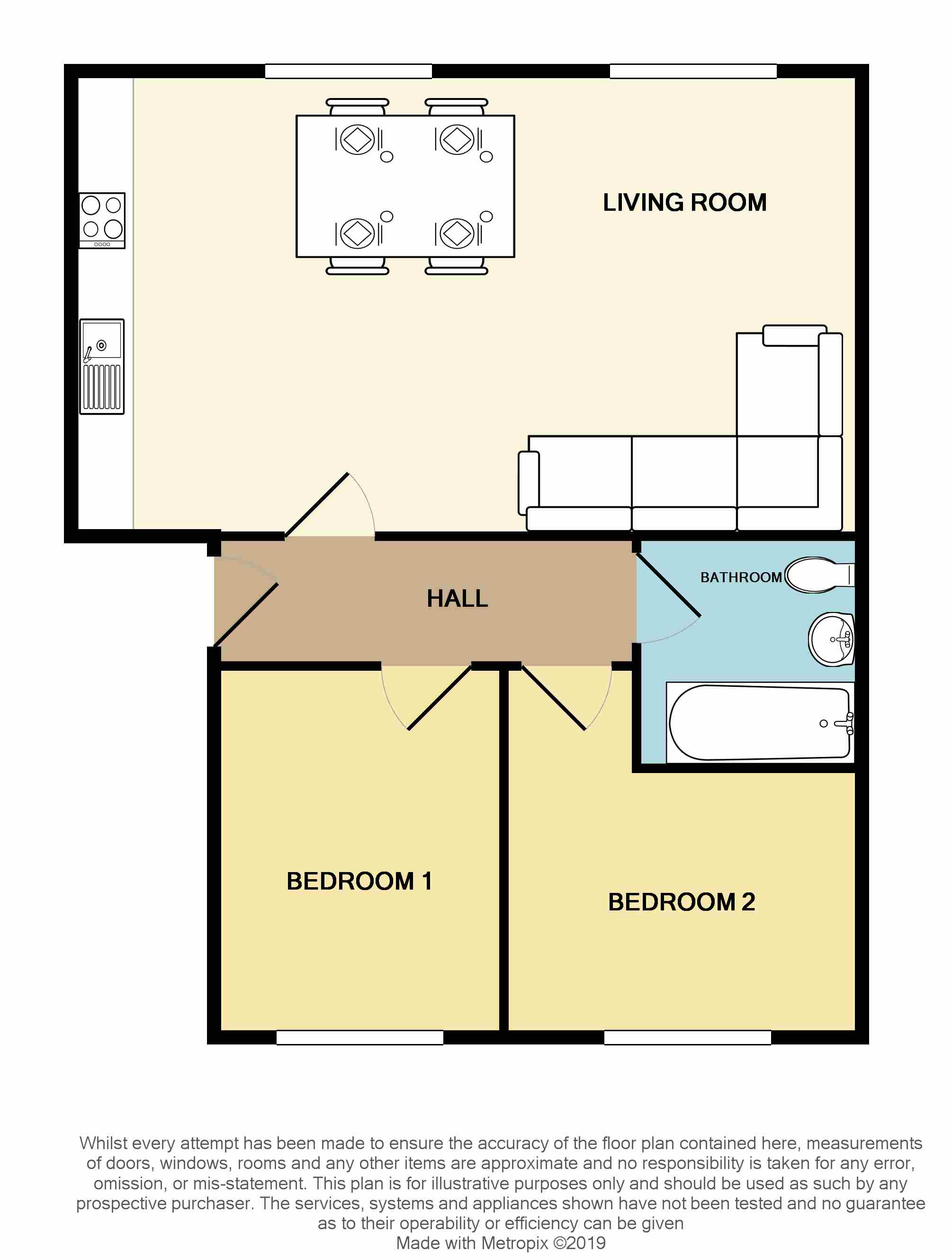 2 bedroom House for rent in Essex