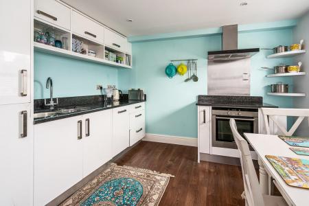 Kitchen with dining area