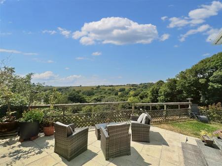 Patio area with View