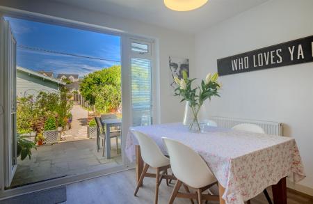 Dining Room out into garden