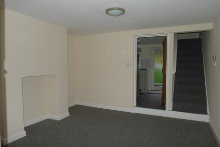 Living room through