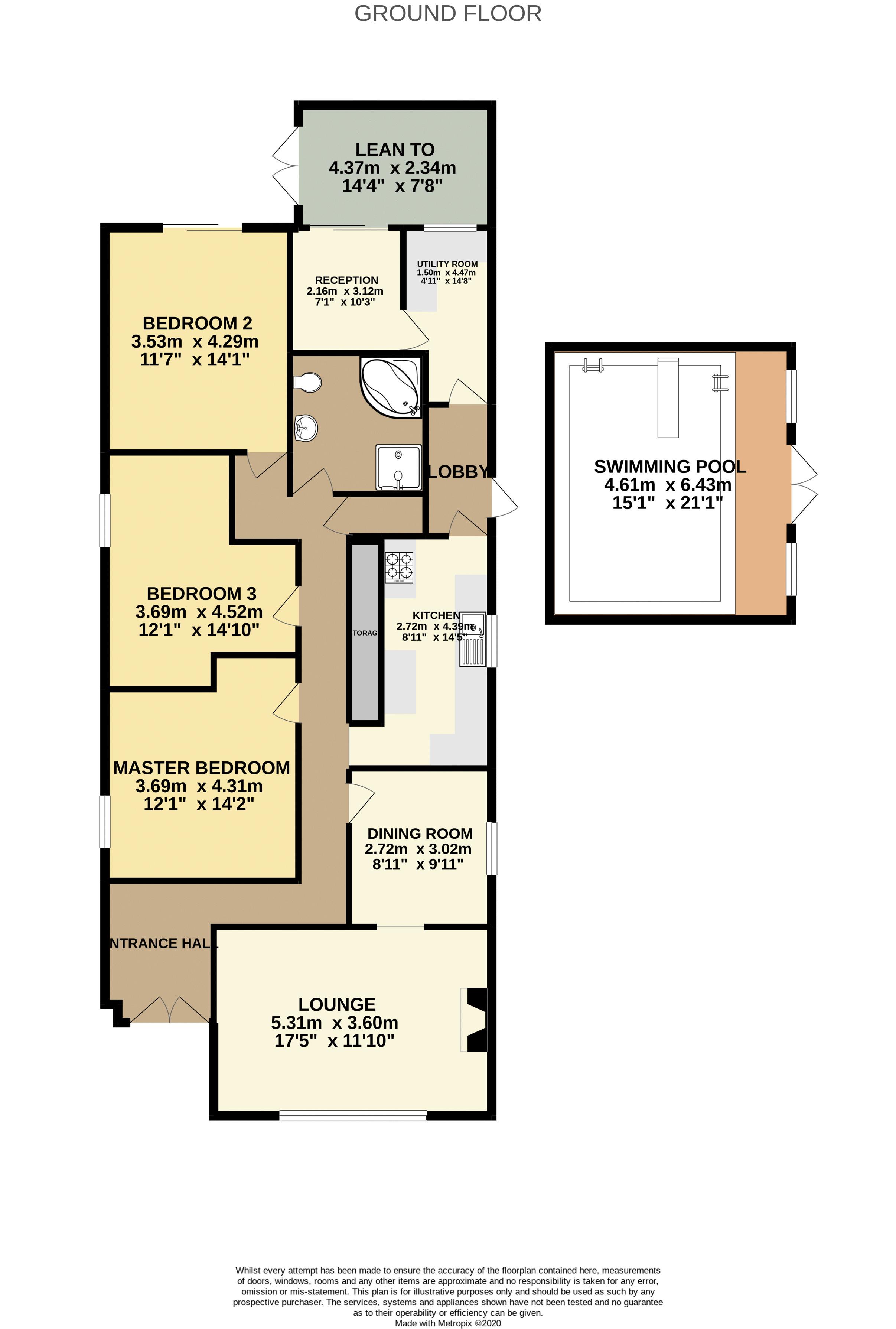 3 bedroom Detached Bungalow for sale in United Kingdom