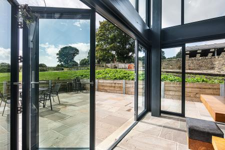 Bifolds onto patio