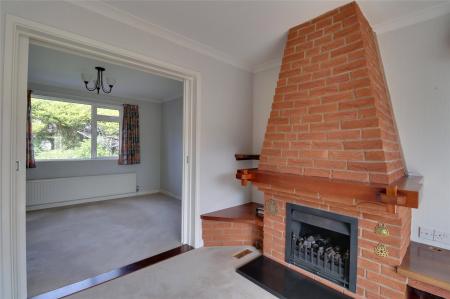 Fireplace To Dining