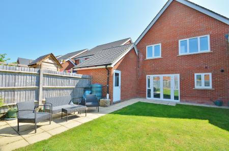 Rear of property