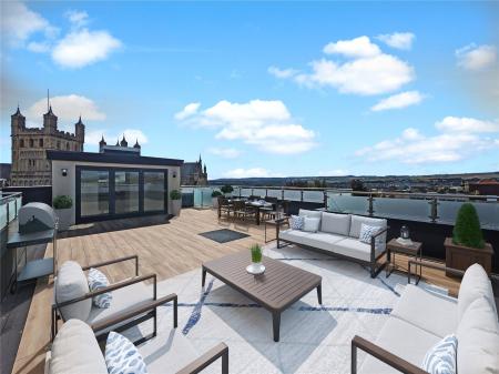 Staged Roof Deck