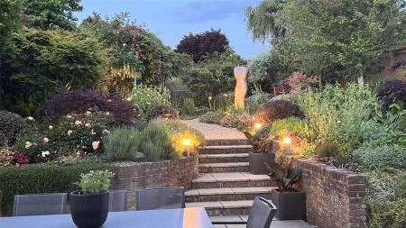 Patio At Twilight