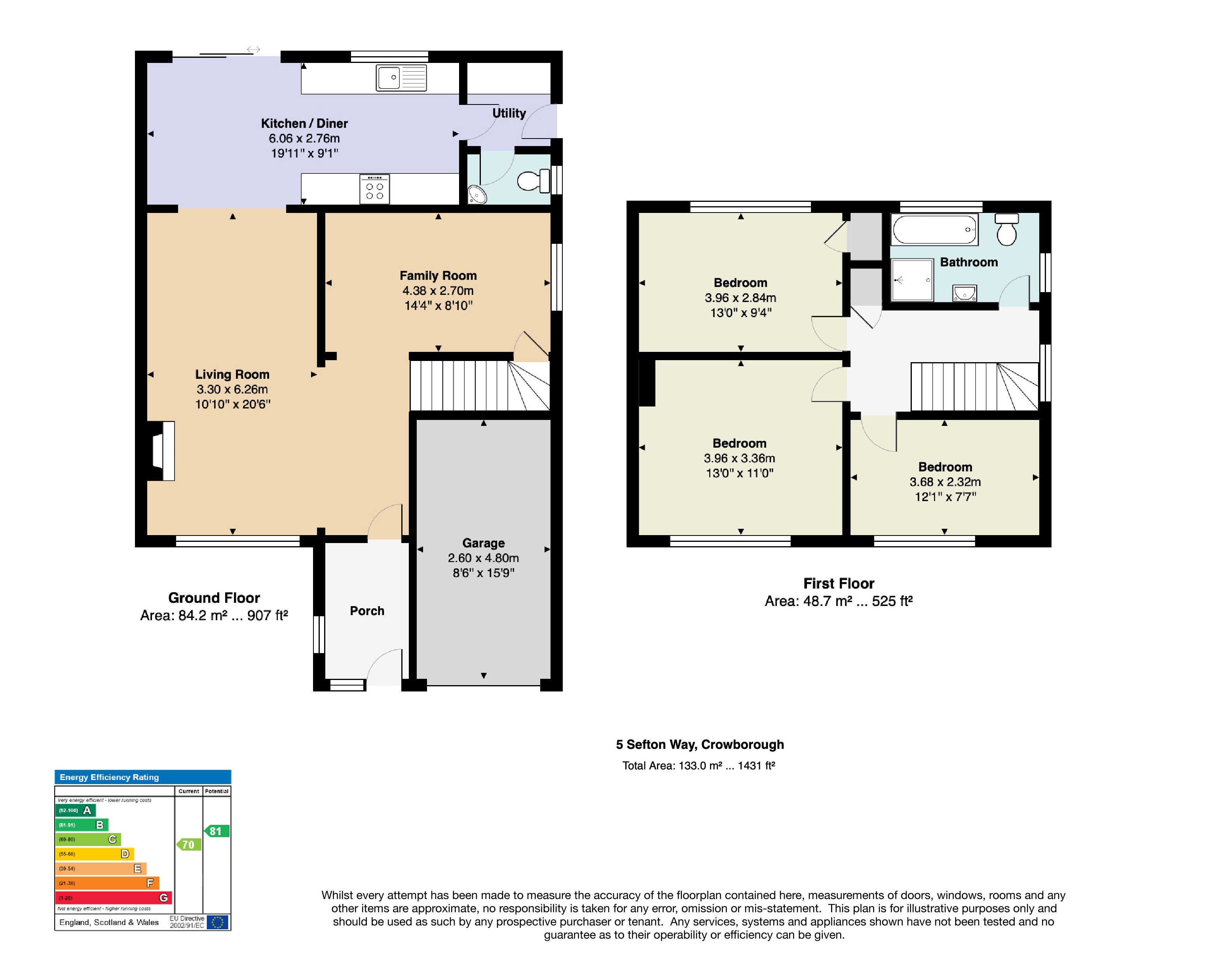 3 Bedroom Detached House For Sale In Crowborough