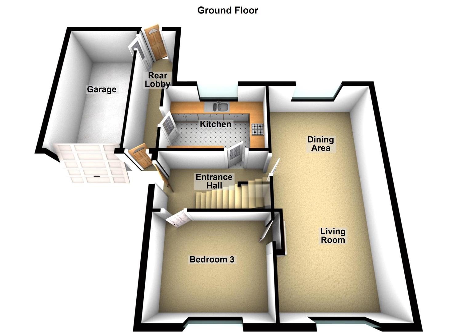 3 bedroom Detached House for sale in Folksworth, Peterborough