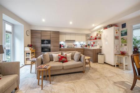 Reception Room/Open Plan Kitchen: